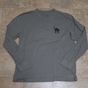 Life Is Good Men’s Long Sleeve Tee Size LARGE
